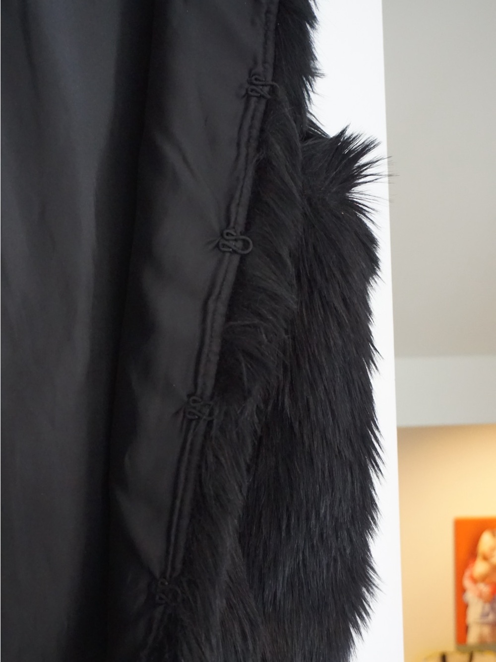 Topshop Black Faux Fur Teddy Vest - Picture 4 of 4
